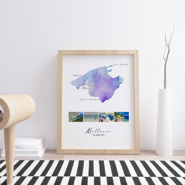 Personalised poster - Mallorca