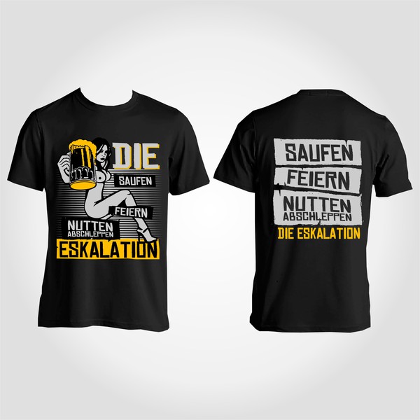 SAUFEN FEIERN NUTTEN - desain02