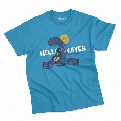 Hola Olas tee Design by Impress.