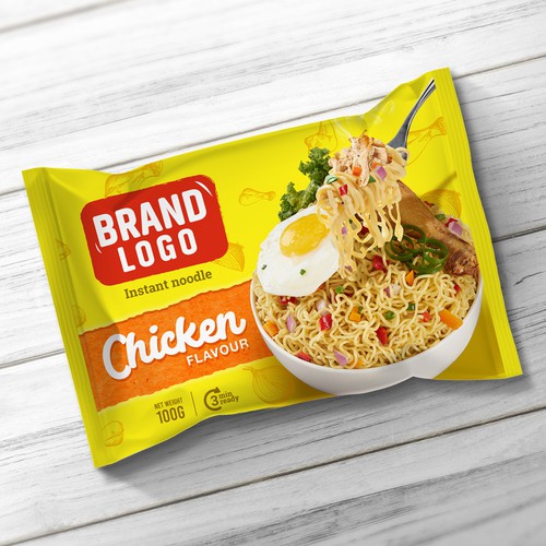 Fresh Identity for Instant noodles Design by mwirdan