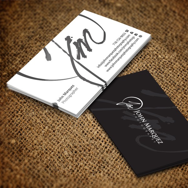 Business Cards for JM Photography/ John Marquez Photography