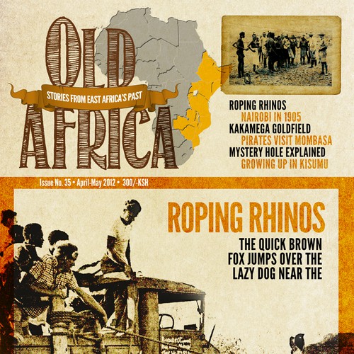 Help Old Africa Magazine with a new  Diseño de Ed Davad