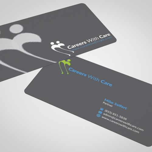 Hire Me business cards Design by Nuhan Enterprise IT