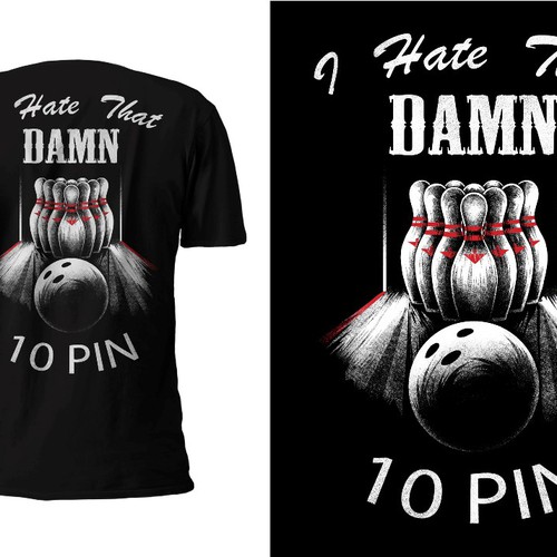 Create A Vintage Bowling Tshirt With Attitude This Winning Image Will Be Famous Tshirt contest