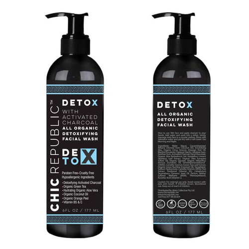Cool Edgy Label for Face Wash Design by Bboba77