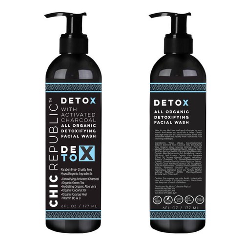 Cool Edgy Label for Face Wash Diseño de Bboba77