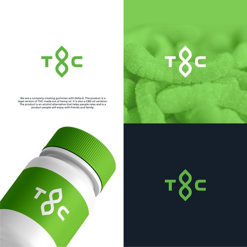 Delta 8 Gummies (Legal version of THC) Design by spARTan