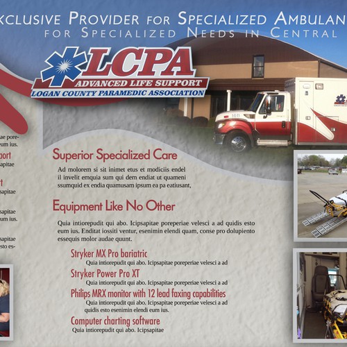 Help Logan County Paramedic Association with a new brochure design Ontwerp door itsjustluck