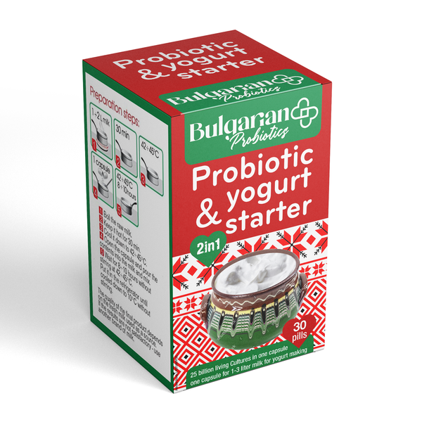 Design by Fjörgyn titled "Probioptic yogurt starter box design "