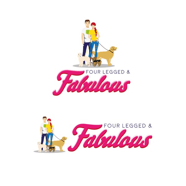 Design by DRhinos titled "Feminine Logo for Pet Care Lady "