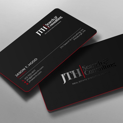 Business Card Design for Executive Search Firm Design by chandrayaan.creative