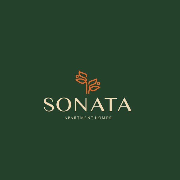 logo design for sonata apartment homes