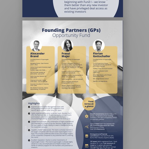 short presentation / teaser for investment fund Design by Koushik_nm