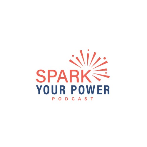 Design my podcast logo - Spark Your Power! Design by Shuya™