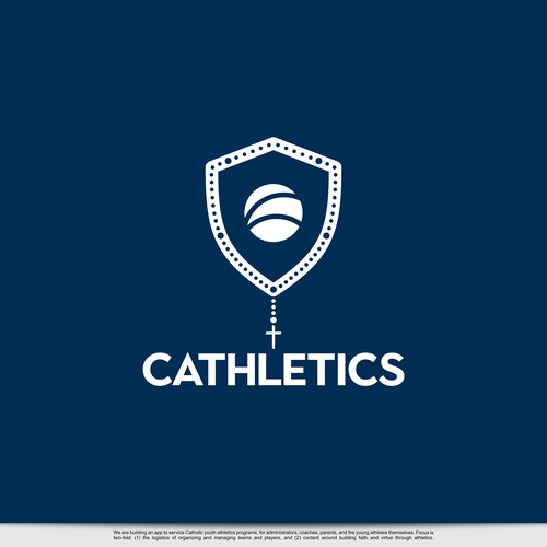 App branding: Christian Faith + Youth Athletics Design by DC | DesignBr