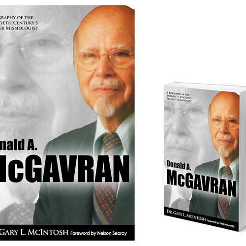 Create a compelling book cover design for an academic biography for Christian pastors and students Diseño de Danatrem