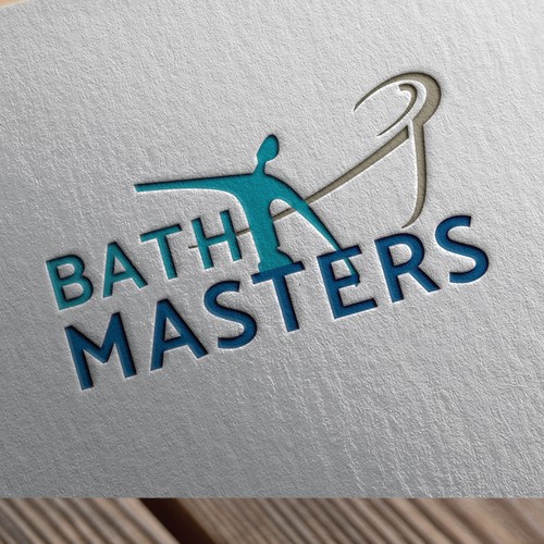 Create a Unique and easily identifiable logo for Bath Masters!! Design by DesignsTwoSixteen