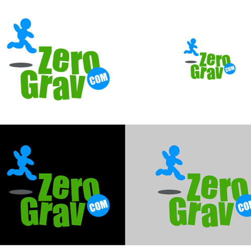 Nice, friendly logo for Zero Grav-ontwerp door kruns