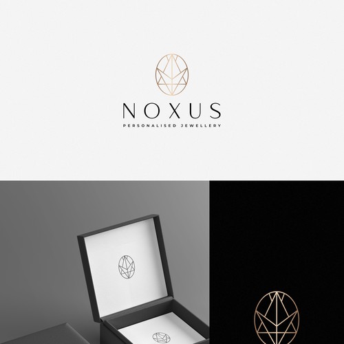 Searching for a unique precious logo which should represent a high quality jewellery brand. Design by Double M Studio
