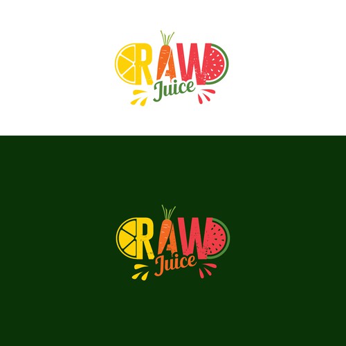 Raw juice bar that will be seen by millions Design by websmartusa