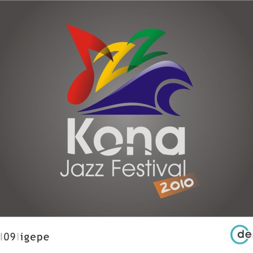 Logo for a Jazz Festival in Hawaii Ontwerp door igepe