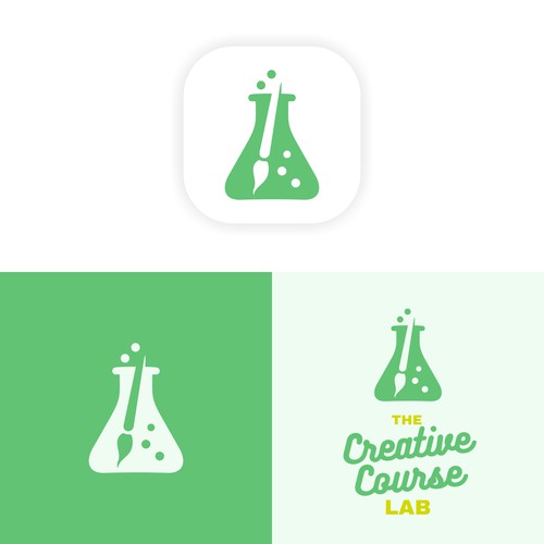 Art + science icon for an online course academy Design by zaini.zuco