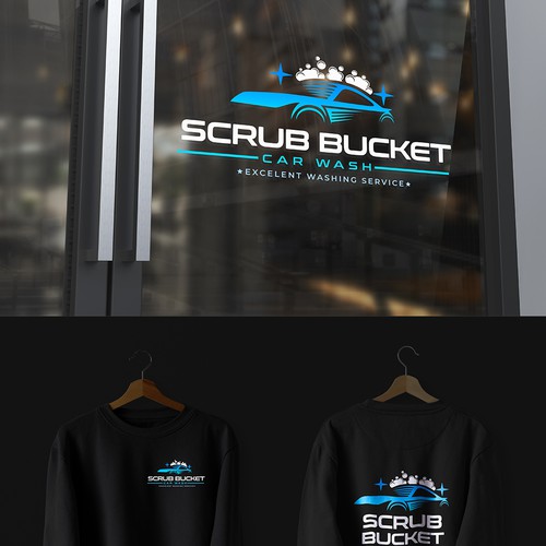 Lookin for Modern Bold and sophisticated Logo for Car Wash Chain: The Scrub Bucket Car Wash Design by Victoria Cova