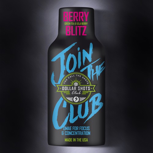 Design di Create an eye-catching energy shot drink bottle design for the relaunch our eCommerce Supplement Shot Co.!! di Dimanist