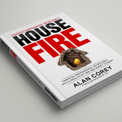 Eye-catching BOOK COVER with REAL ESTATE and EARLY RETIREMENT focus Design by Nat Pearl Designs