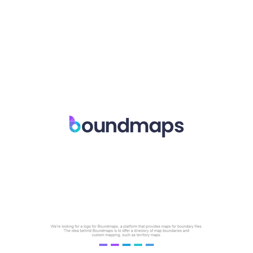 Simple and clean logo for a B2B mapping app Design by BAEYBAEツ