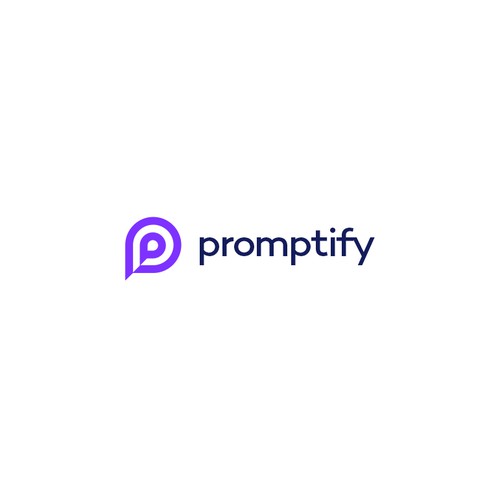 Modern, Simple and Sleek Logo for Promptify.com Design by TheDaydreamerStd
