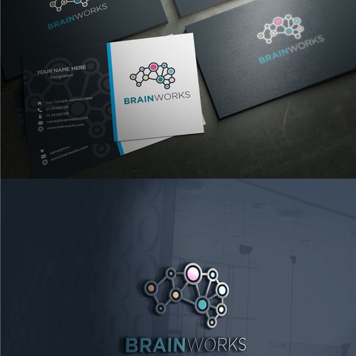 Design a logo for BrainWorks - a new AI company! Design by Ezra Design™