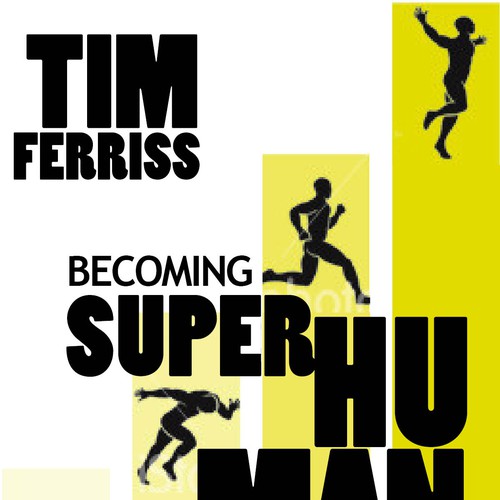 "Becoming Superhuman" Book Cover Diseño de nepatiz