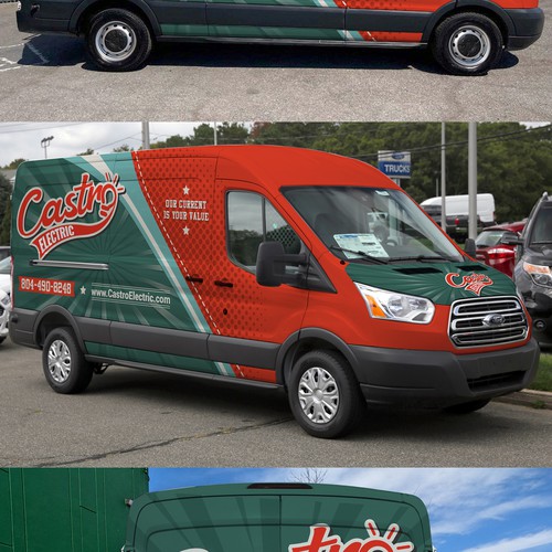 Van wrap For Electrical business! | Guaranteed | Quick Choice Making | Few revisions Design by RicardoRS