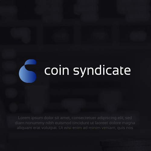 Logo for Coin Syndicate Influencer Agency Design by Bipardo