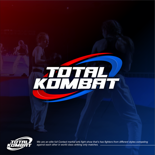 Martial arts fight show logo Design by Grappler