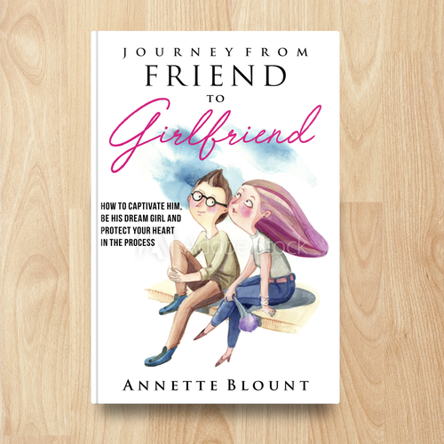 Design a book cover that is fun and playful to help single women experience love beyond friendship Design by FRD_design!