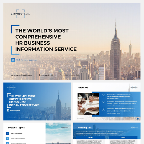 PowerPoint template contest entry by Udadido