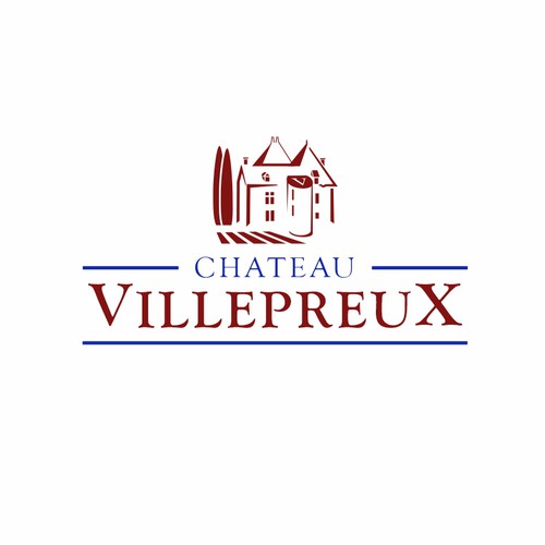 Modern new logo for French chateau and vineyard Design réalisé par Karen Faria