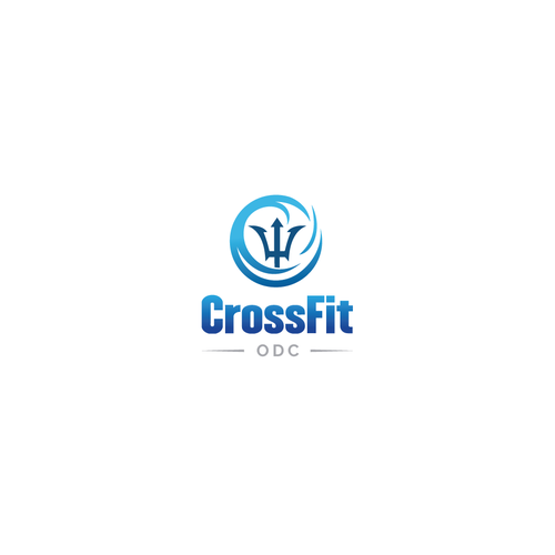 Logo pour une salle de CrossFit (France), thématique : trident, mer, odyssée, poseidon … Design by ViewArt©FR ✏️ ❤✔️