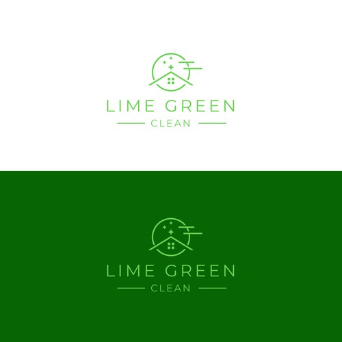 Lime Green Clean Logo and Branding Réalisé par oopz