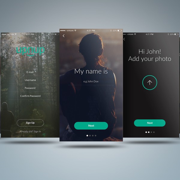 App Design for a Recruitment Platform