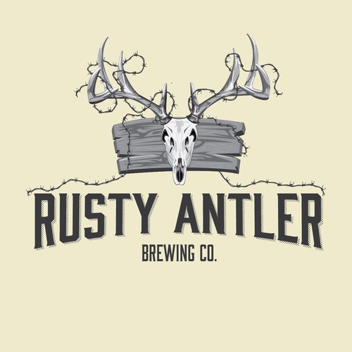 Design a powerful image for Rusty Antler Brewing Co. | Logo design contest