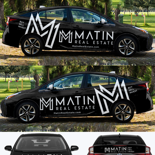 Luxury Real Estate Firm Prius Wrap Design by theANUNGs