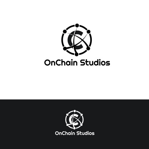 Logo for new Blockchain Gaming company Diseño de iz.