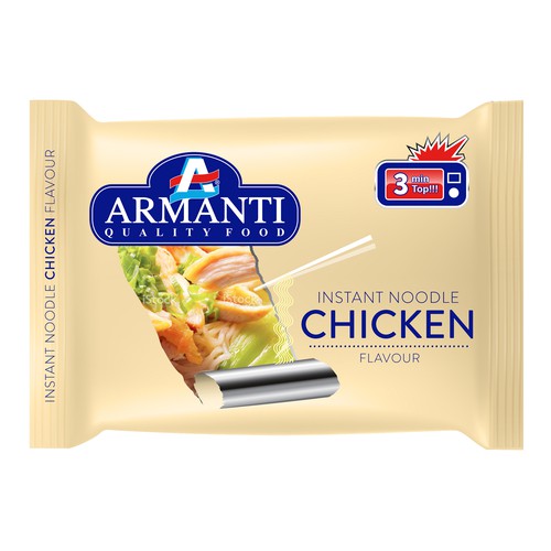 Design New Armanti Instant Noodles por sarapaheylo