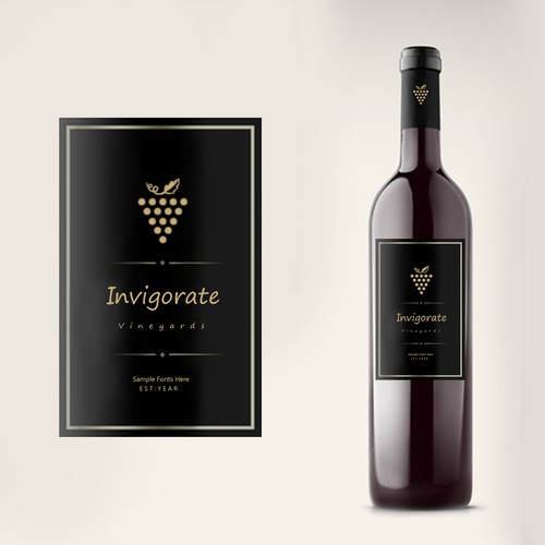 Design a sophisticated eye catching logo for Invigorate Vineyards ...