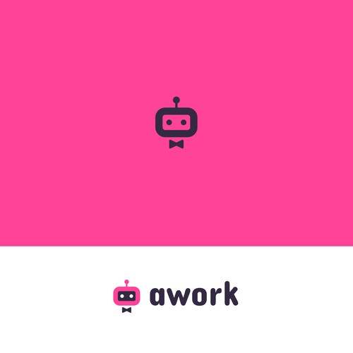 New logo for AI-based productivity software "awork" Design by Angela Cuellar