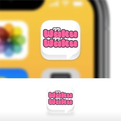 Waku Waku App Logo! Design by BamboeRuncink