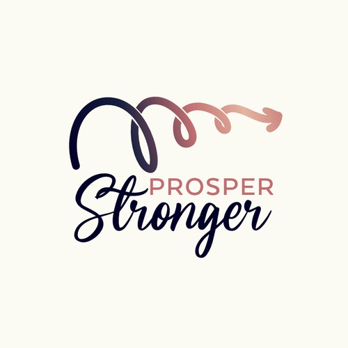 Prosper Stronger Logo Design by Julia   Fernandes